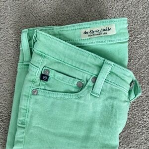 AG Adriano Goldschmied ✨ Mint Green Jeans